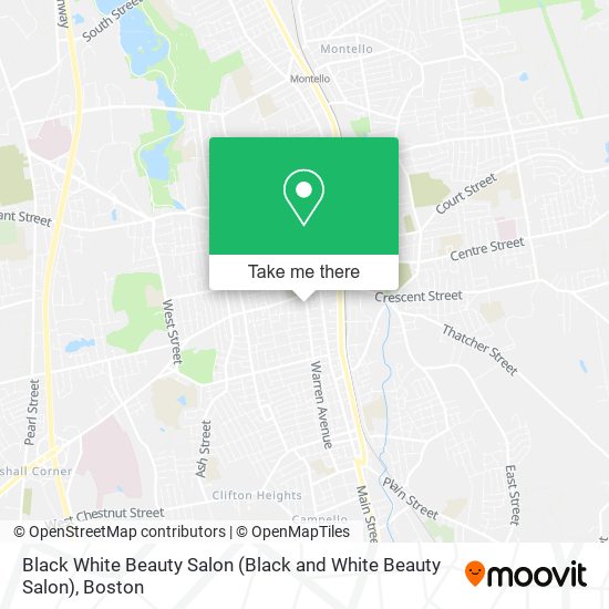 Mapa de Black White Beauty Salon