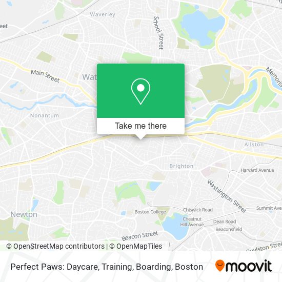 Perfect Paws: Daycare, Training, Boarding map