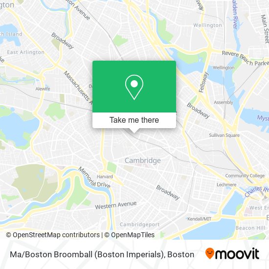 Mapa de Ma / Boston Broomball (Boston Imperials)