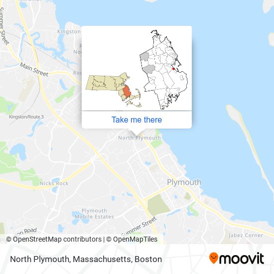 Mapa de North Plymouth, Massachusetts