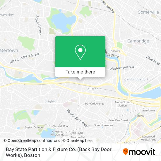 Bay State Partition & Fixture Co. (Back Bay Door Works) map