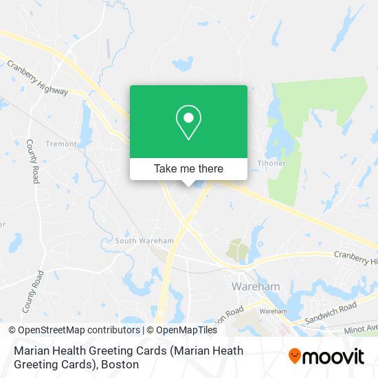 Marian Health Greeting Cards map