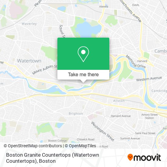 Boston Granite Countertops (Watertown Countertops) map