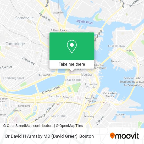 Dr David H Armsby MD (David Greer) map