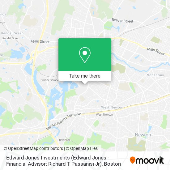 Mapa de Edward Jones Investments (Edward Jones - Financial Advisor: Richard T Passanisi Jr)