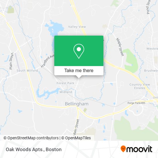 Oak Woods Apts. map
