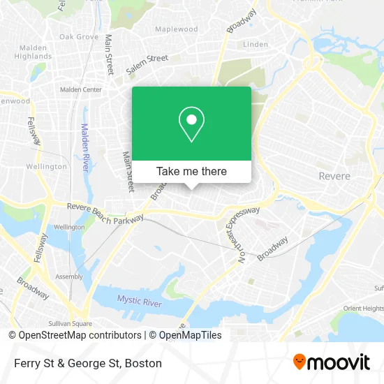 Ferry St & George St map