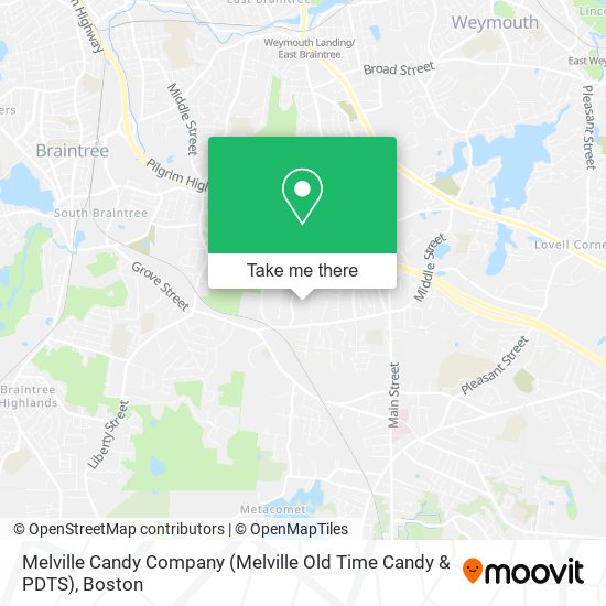 Mapa de Melville Candy Company (Melville Old Time Candy & PDTS)