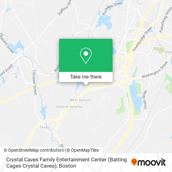 Crystal Caves Family Entertainment Center (Batting Cages Crystal Caves) map