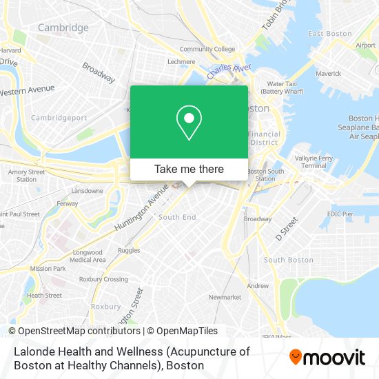 Lalonde Health and Wellness (Acupuncture of Boston at Healthy Channels) map