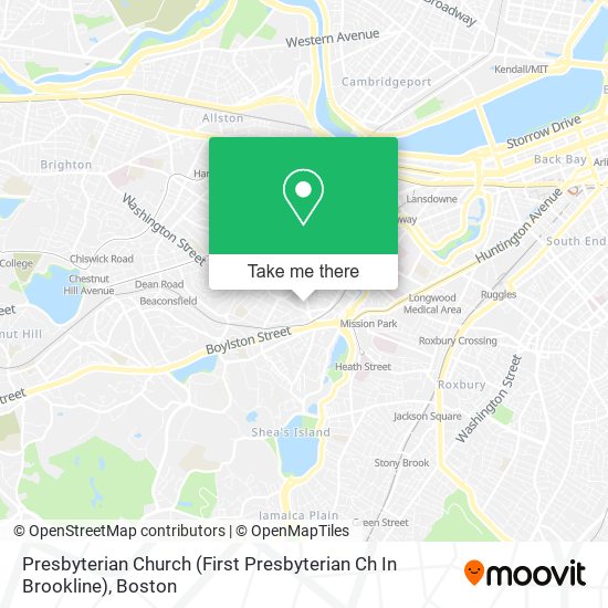 Presbyterian Church (First Presbyterian Ch In Brookline) map