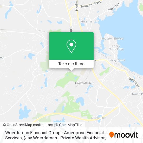 Mapa de Woerdeman Financial Group - Ameriprise Financial Services,