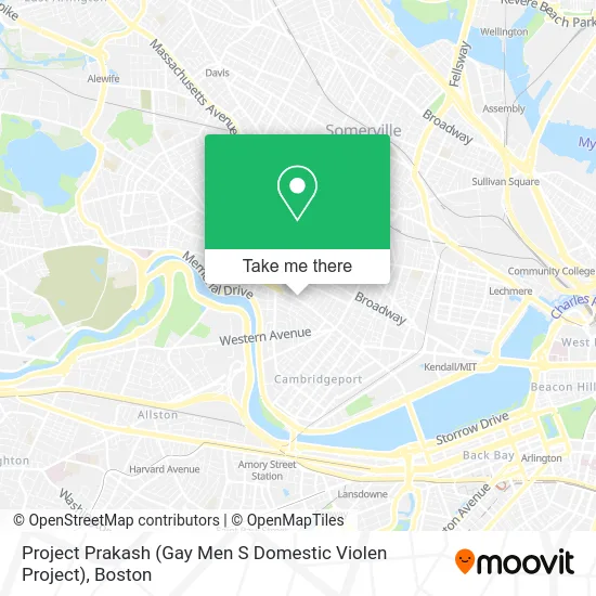 Project Prakash (Gay Men S Domestic Violen Project) map