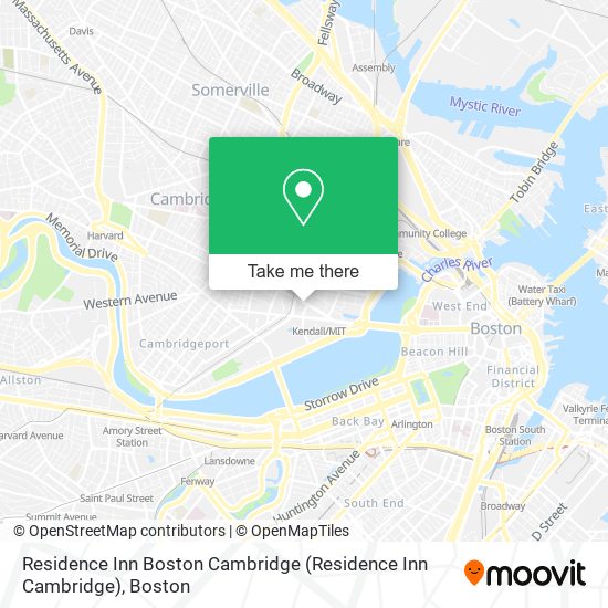 Residence Inn Boston Cambridge map