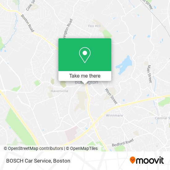 BOSCH Car Service map