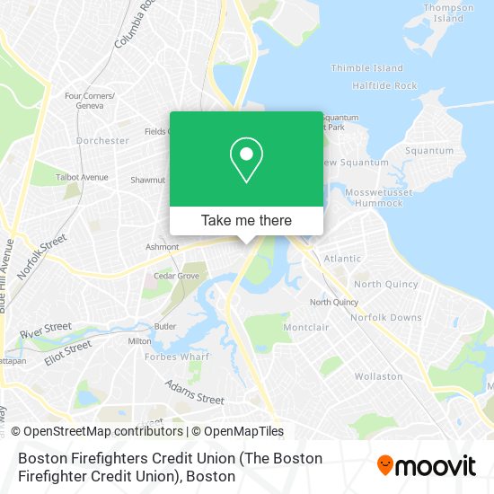 Mapa de Boston Firefighters Credit Union (The Boston Firefighter Credit Union)