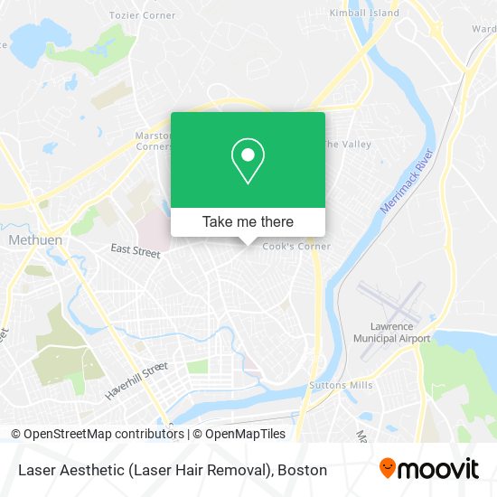 Mapa de Laser Aesthetic (Laser Hair Removal)