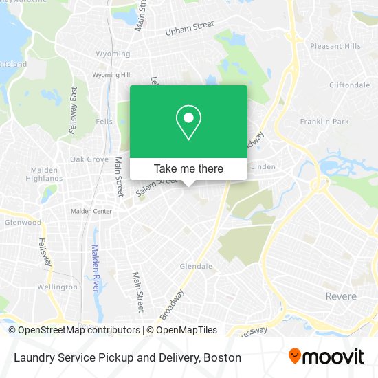 Mapa de Laundry Service Pickup and Delivery