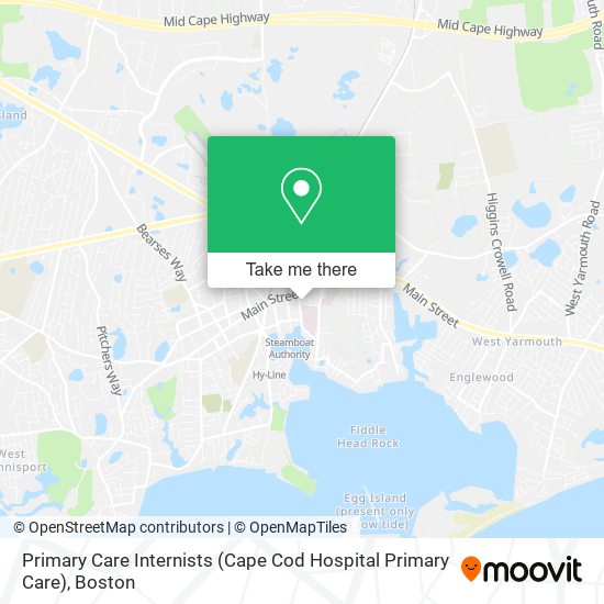 Primary Care Internists (Cape Cod Hospital Primary Care) map