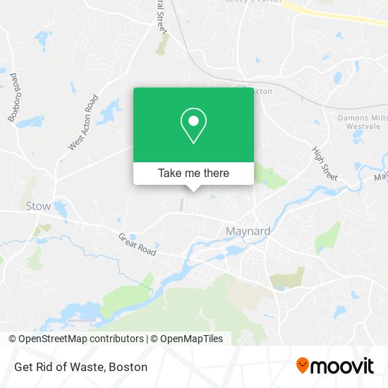 Get Rid of Waste map