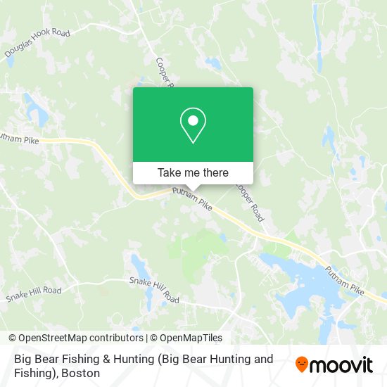 Big Bear Fishing & Hunting map