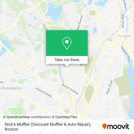 Nick's Muffler (Discount Muffler & Auto Repair) map