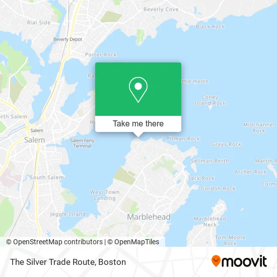 The Silver Trade Route map