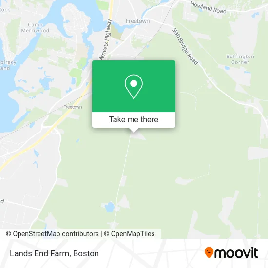 Lands End Farm map