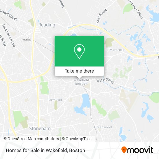 Homes for Sale in Wakefield map