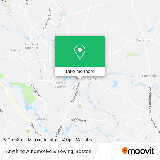 Anything Automotive & Towing map