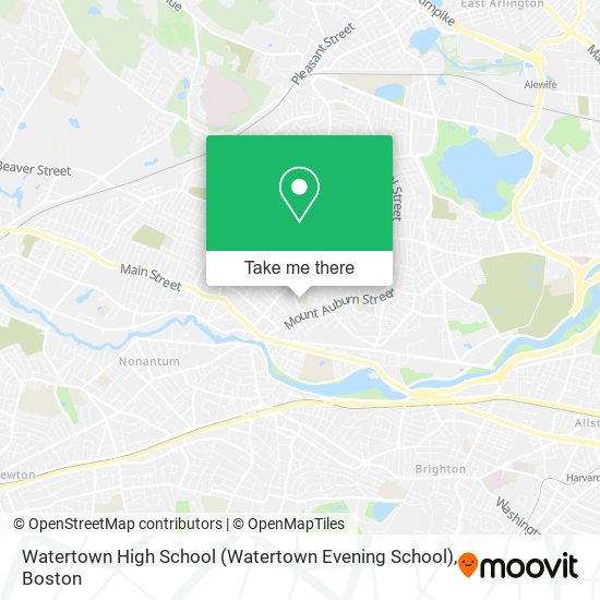 Mapa de Watertown High School (Watertown Evening School)