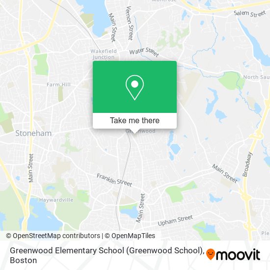 Mapa de Greenwood Elementary School (Greenwood School)