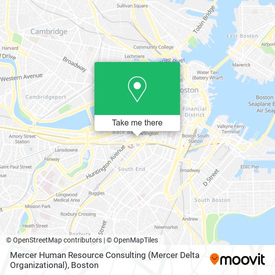 Mapa de Mercer Human Resource Consulting (Mercer Delta Organizational)
