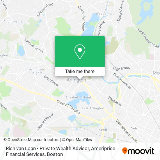 Mapa de Rich van Loan - Private Wealth Advisor, Ameriprise Financial Services
