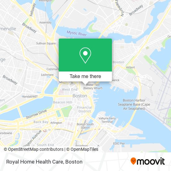 Mapa de Royal Home Health Care