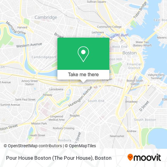 Mapa de Pour House Boston (The Pour House)