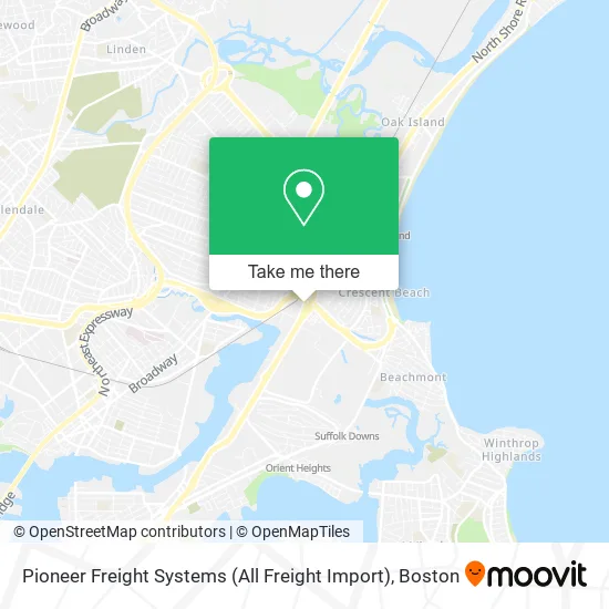 Pioneer Freight Systems (All Freight Import) map