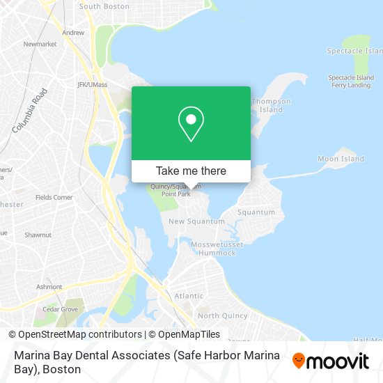 Mapa de Marina Bay Dental Associates (Safe Harbor Marina Bay)