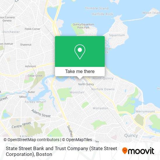 State Street Bank and Trust Company (State Street Corporation) map