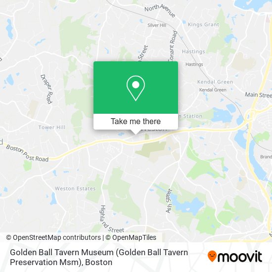 Golden Ball Tavern Museum (Golden Ball Tavern Preservation Msm) map