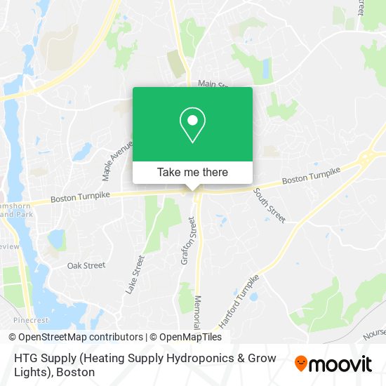 Mapa de HTG Supply (Heating Supply Hydroponics & Grow Lights)