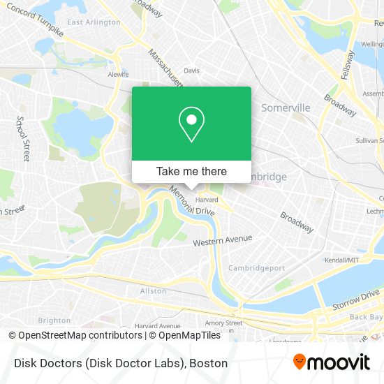 Mapa de Disk Doctors (Disk Doctor Labs)