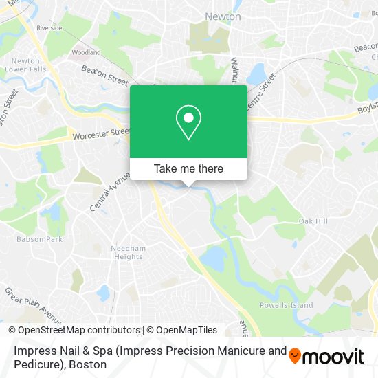 Mapa de Impress Nail & Spa (Impress Precision Manicure and Pedicure)