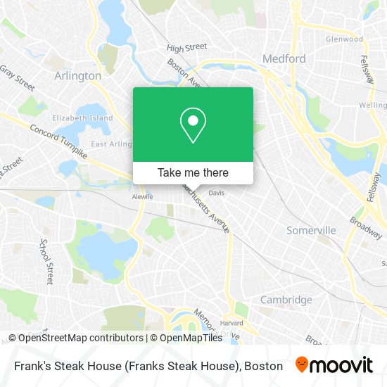 Mapa de Frank's Steak House (Franks Steak House)