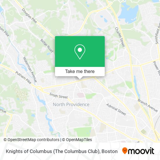 Mapa de Knights of Columbus (The Columbus Club)