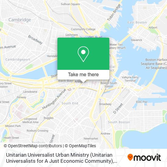 Mapa de Unitarian Universalist Urban Ministry (Unitarian Universalists for A Just Economic Community)