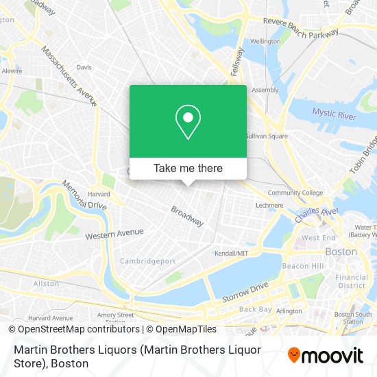 Martin Brothers Liquors (Martin Brothers Liquor Store) map