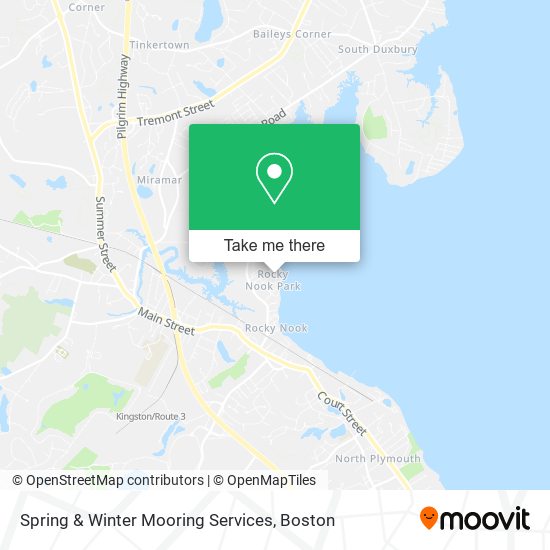 Mapa de Spring & Winter Mooring Services