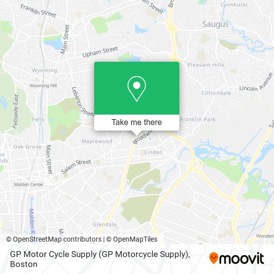 GP Motor Cycle Supply (GP Motorcycle Supply) map