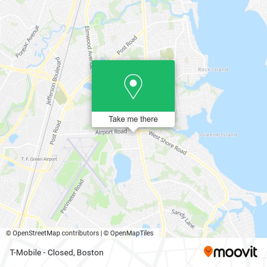 Mapa de T-Mobile - Closed